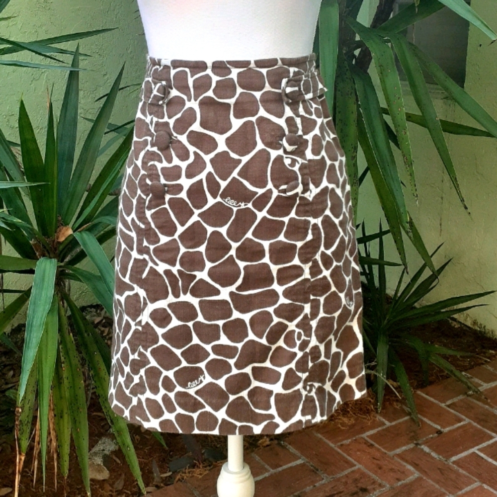 Lilly Pulitzer Brown Skirt